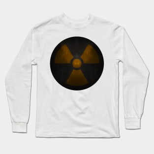 Dark and Smokey Radiation Symbol Long Sleeve T-Shirt